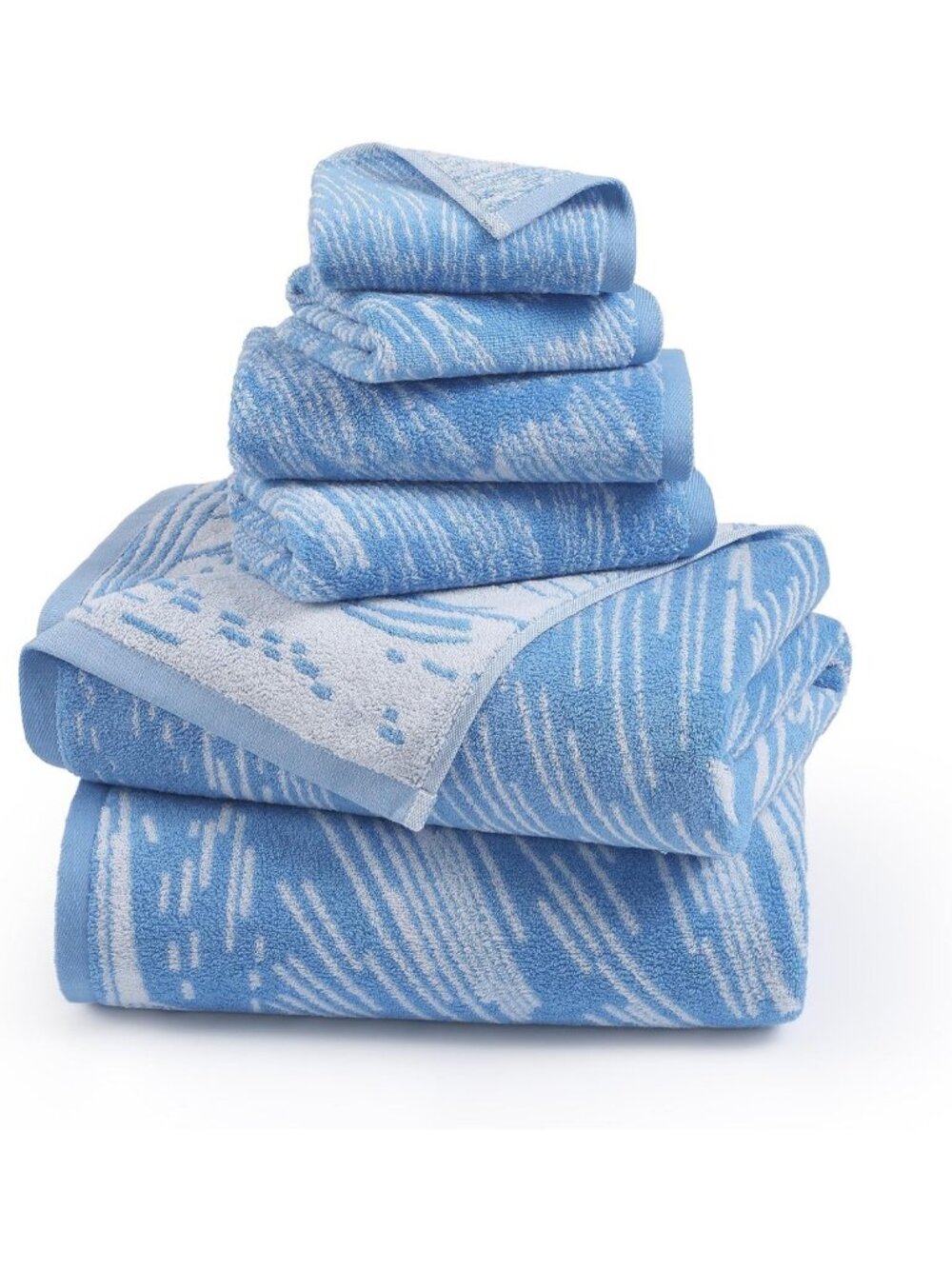 Premium 6-Piece Bath Towel Set - 100% Cotton, Super Absorbent, Quick Dry